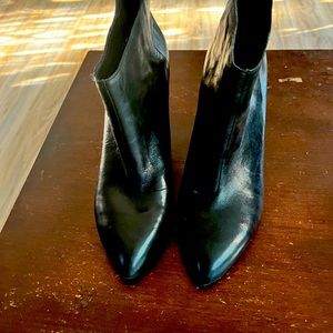 Ladies black booties